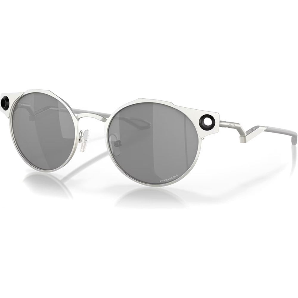 Oakley gafas deportivas Deadbolt Stn Chrome w/ PRIZM Blk vista frontal