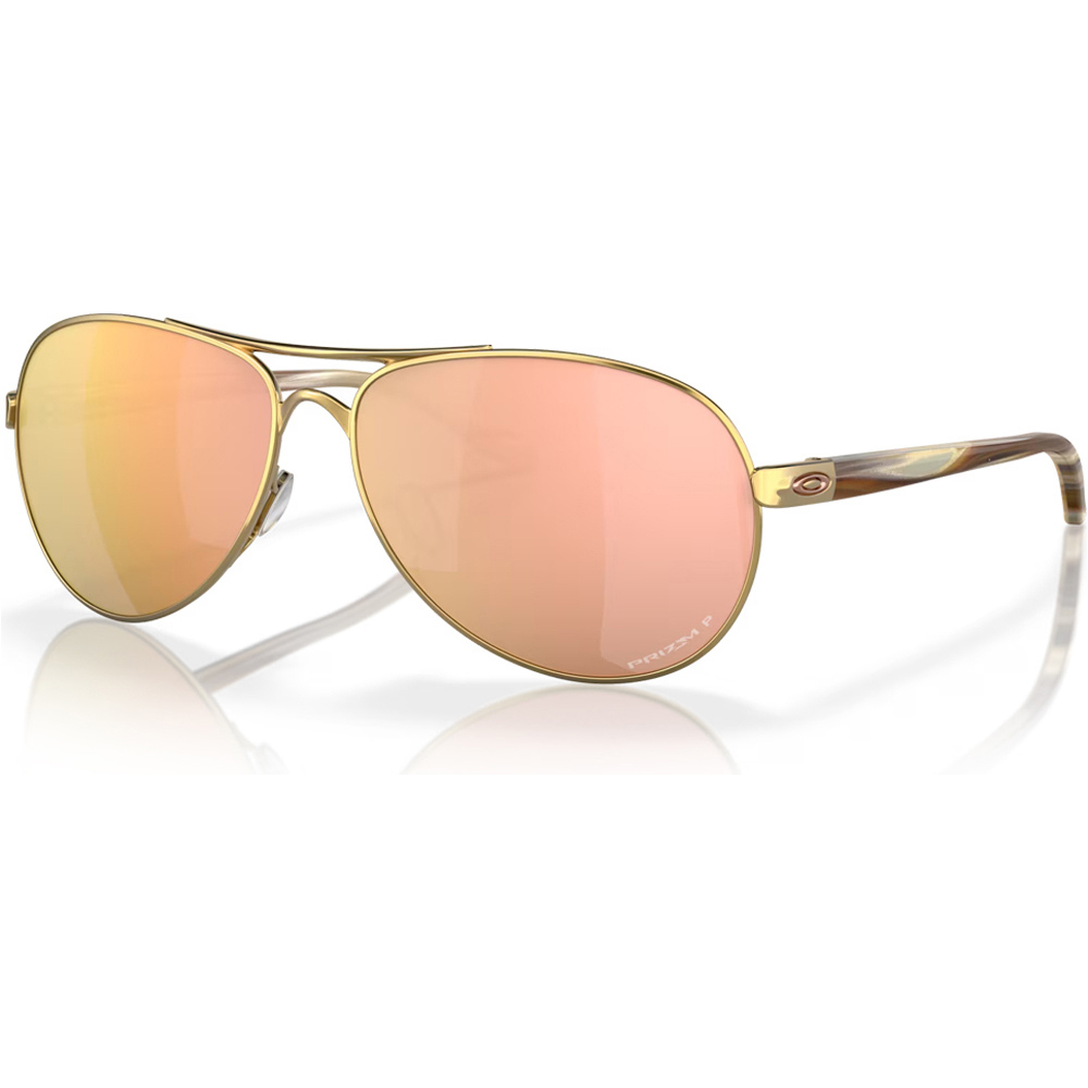 Oakley gafas deportivas Feedback Pol Gold w/ PRIZMRseGldPol vista frontal