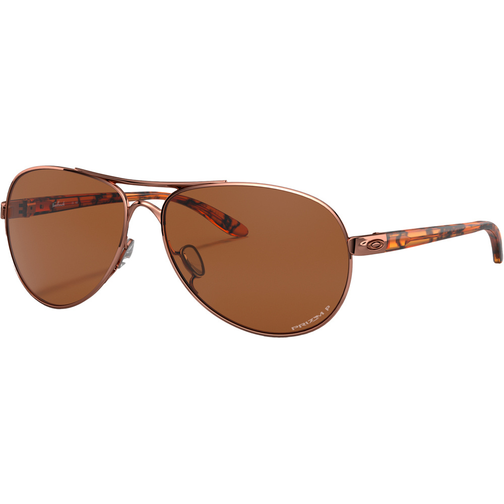 Oakley gafas deportivas Feedback Rose Gold w/ PRIZM TngstnPol vista frontal