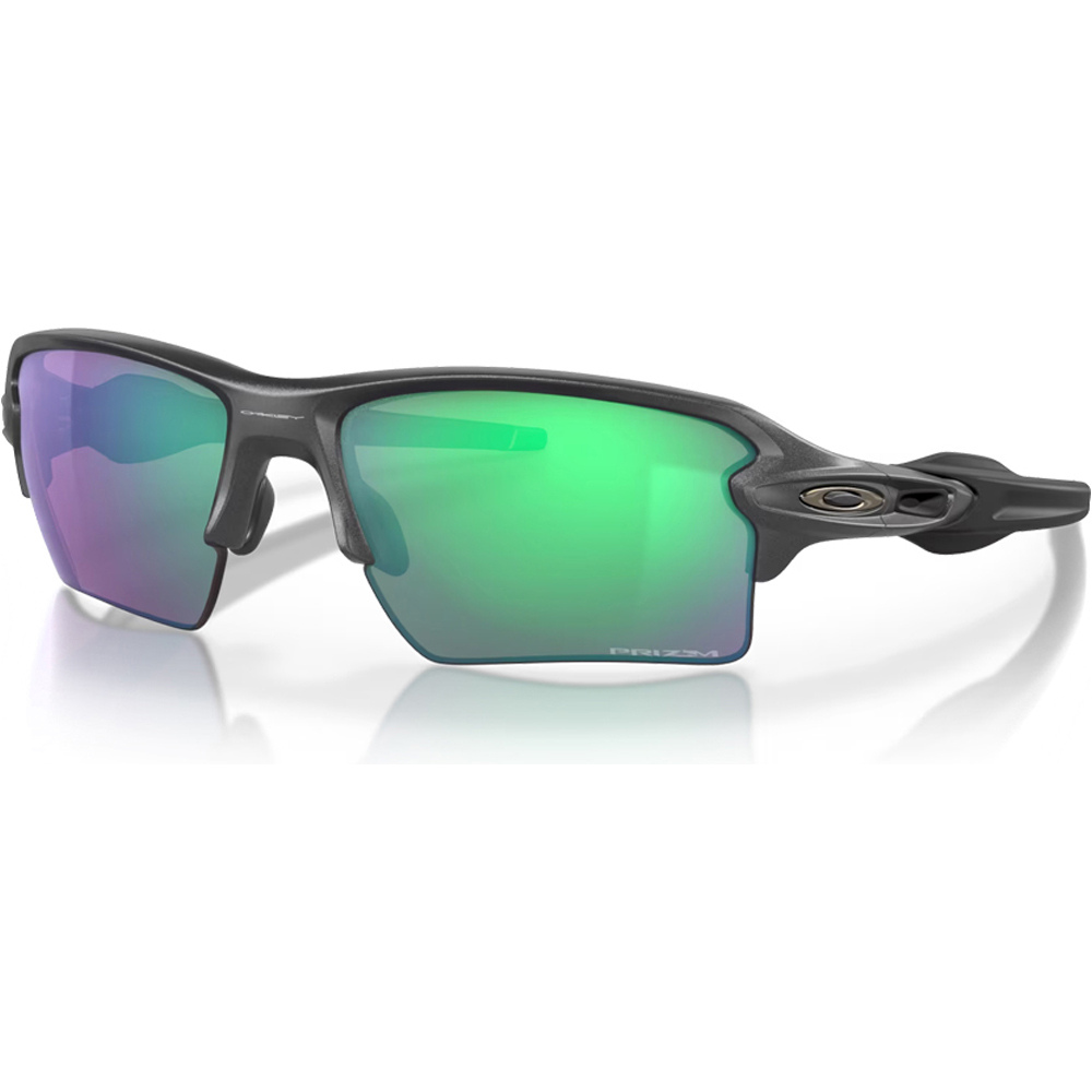 Oakley gafas deportivas Flak 2.0 XL Steel w/ PRIZM Rd Jd vista frontal