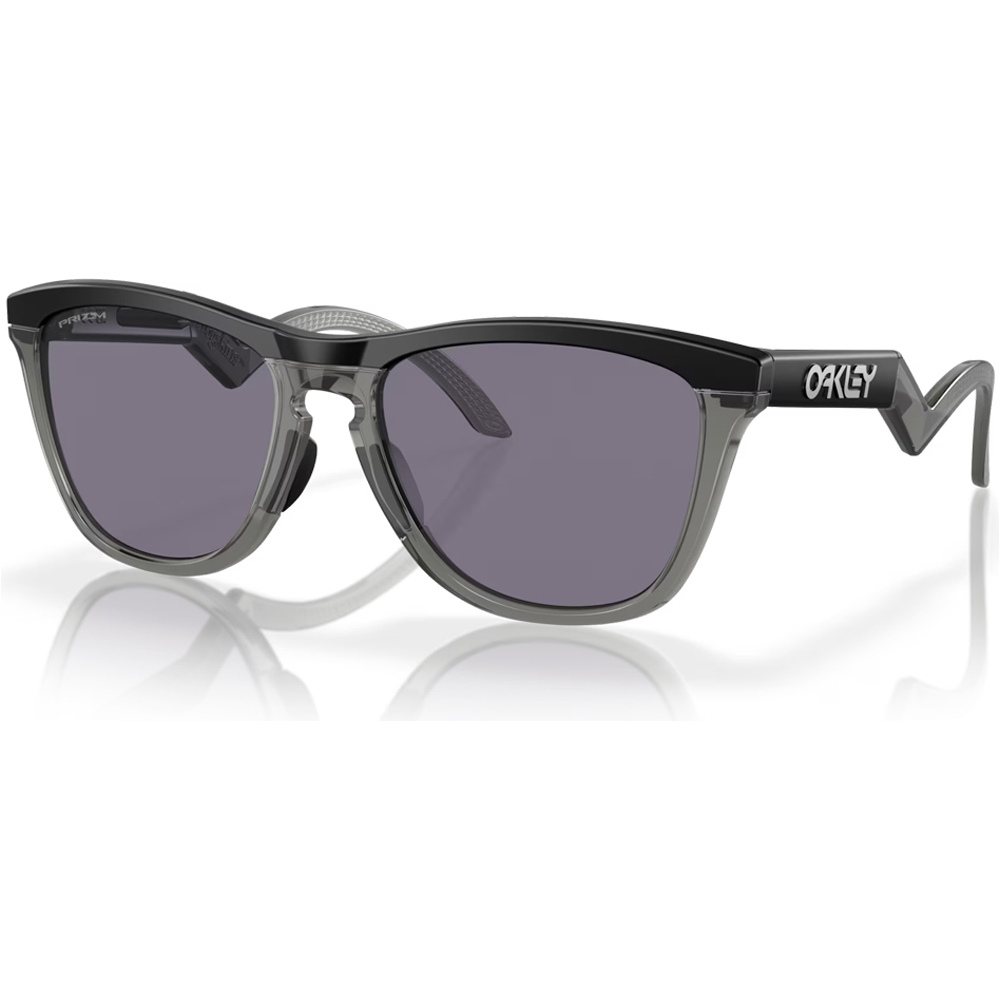 Oakley gafas deportivas Frogskins Hybrid MtBlk/GySmk w/PrizmGy vista frontal
