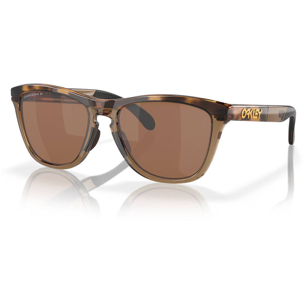 Oakley gafas deportivas Frogskins Rng BrnTort w/ Prizm Tng Pol vista frontal