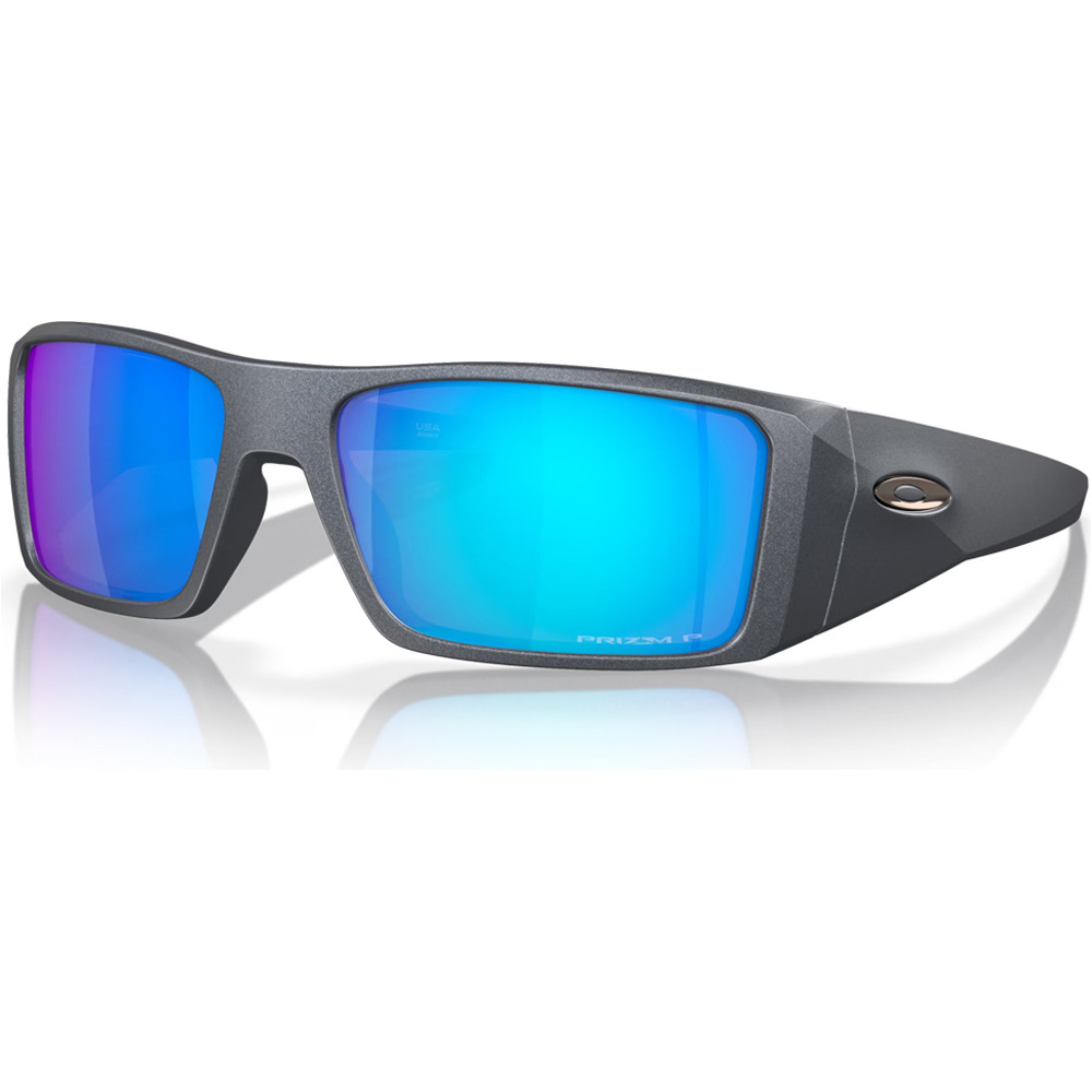 Oakley gafas deportivas Heliostat BlueSteel W/PrizmSaphP vista frontal