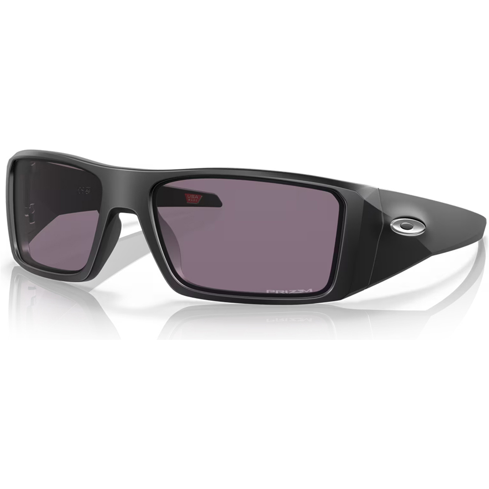 Oakley gafas deportivas Heliostat Mt Blk w/ Prizm Grey vista frontal