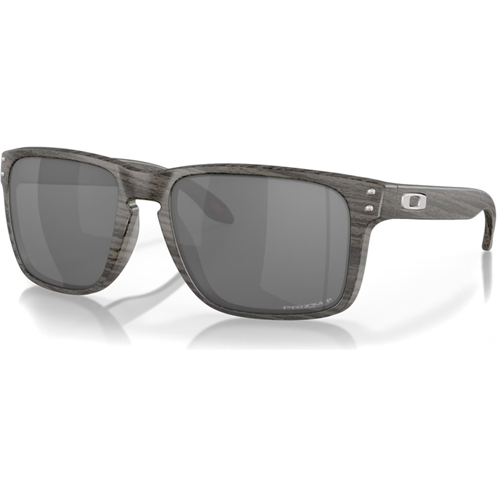 Oakley gafas deportivas Holbrook XL Woodgrain w/Prizm Black Plr vista frontal