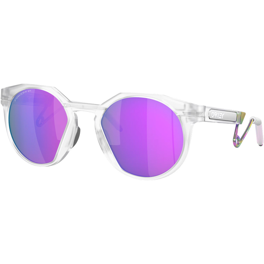 Oakley gafas deportivas HSTN METAL Mt Clear w/ Prizm Violet vista frontal