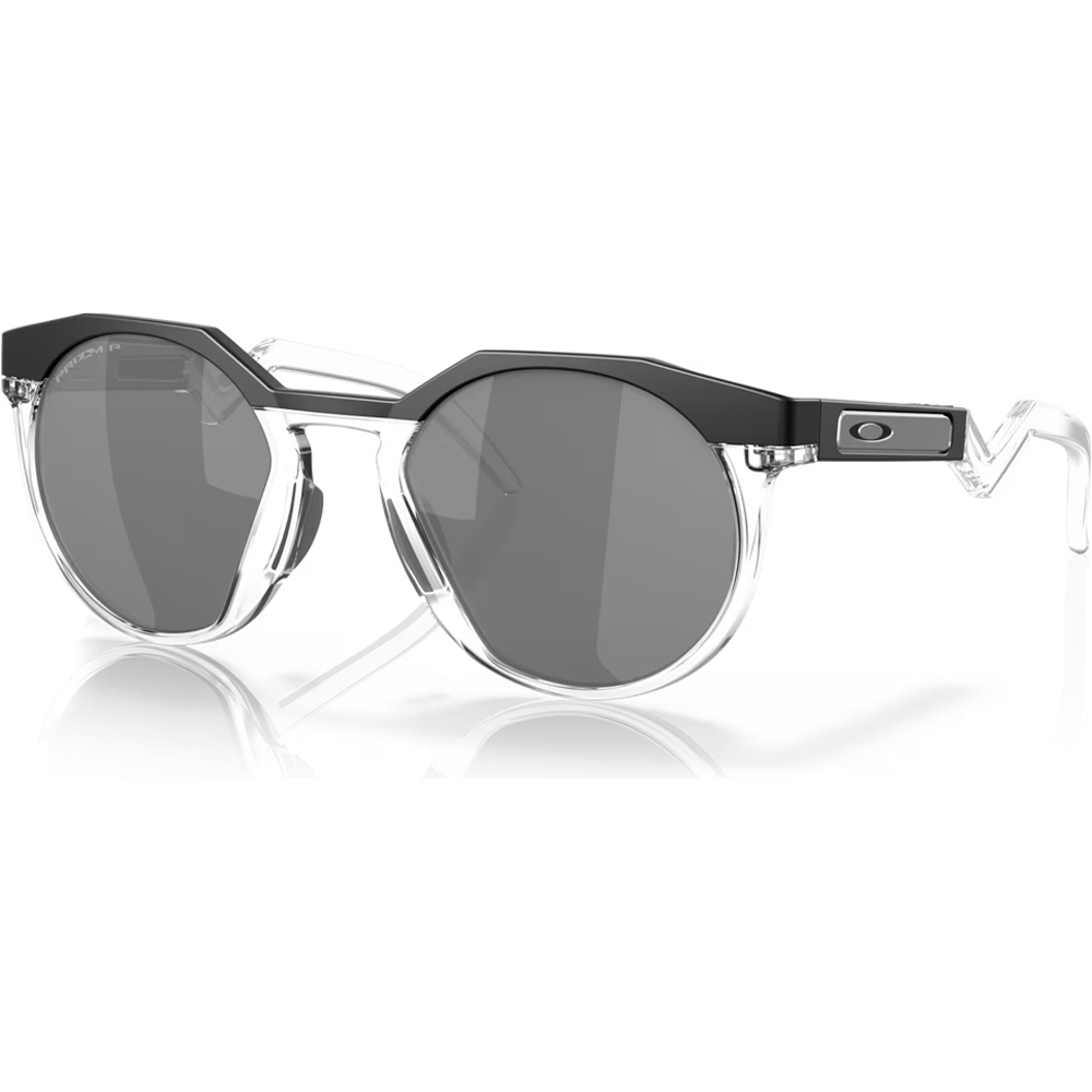 Oakley gafas deportivas HSTN MtBlk/Clr w/ Prizm Black Polar vista frontal