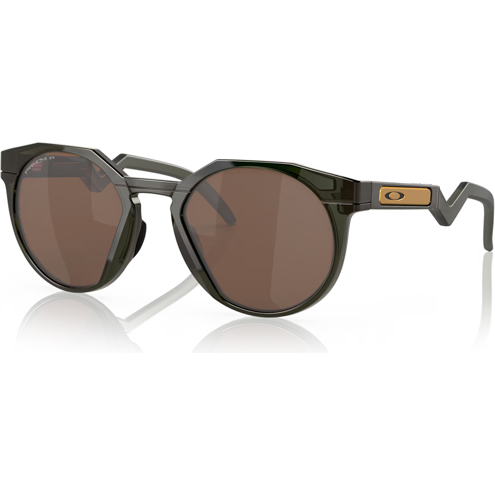 Oakley gafas deportivas HSTN Olive Ink w/ Prizm Tunsten Pol vista frontal