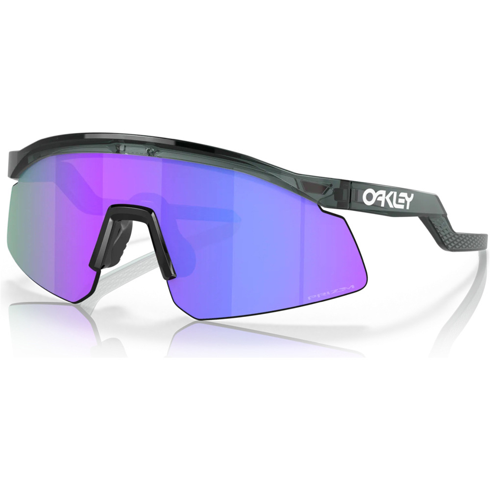 Oakley gafas deportivas Hydra Crystal Black w/ Prizm Violet vista frontal