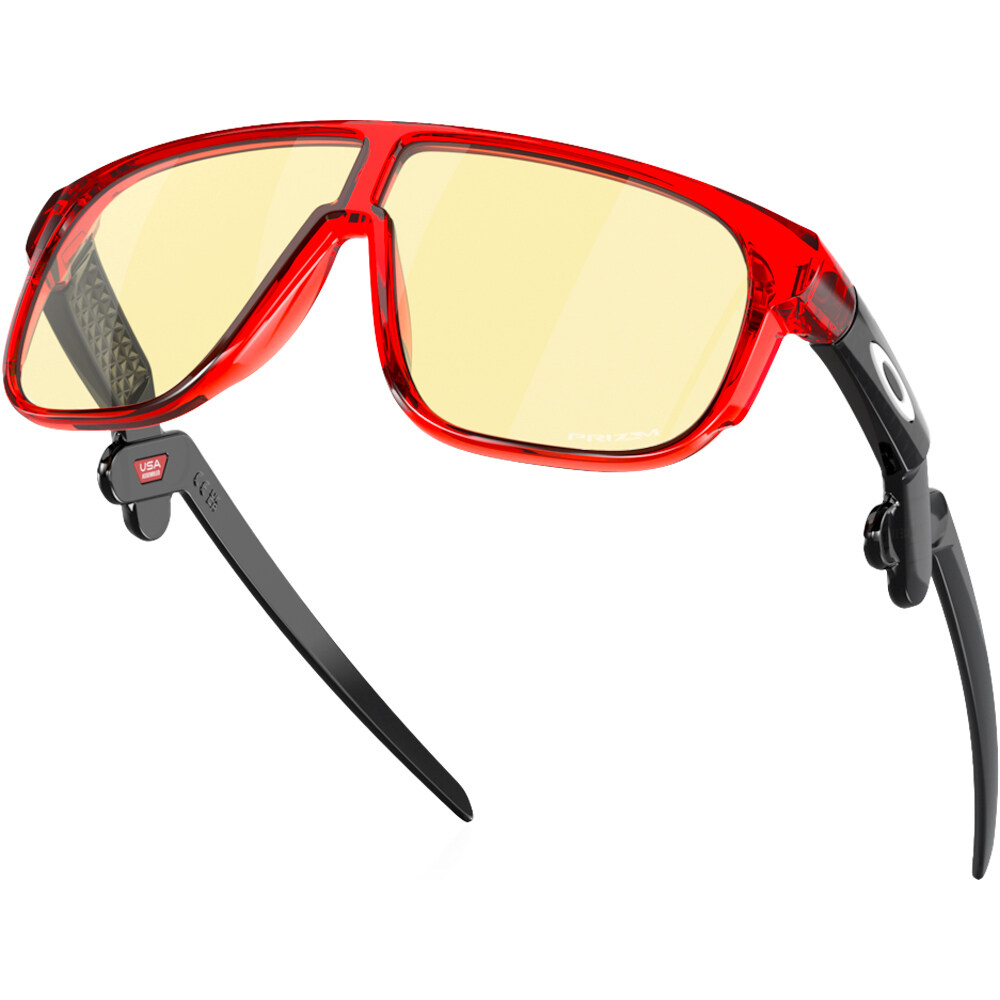 Oakley gafas deportivas infantiles Inverter CrysRd/BlkInk w/ Prizm Gaming 03