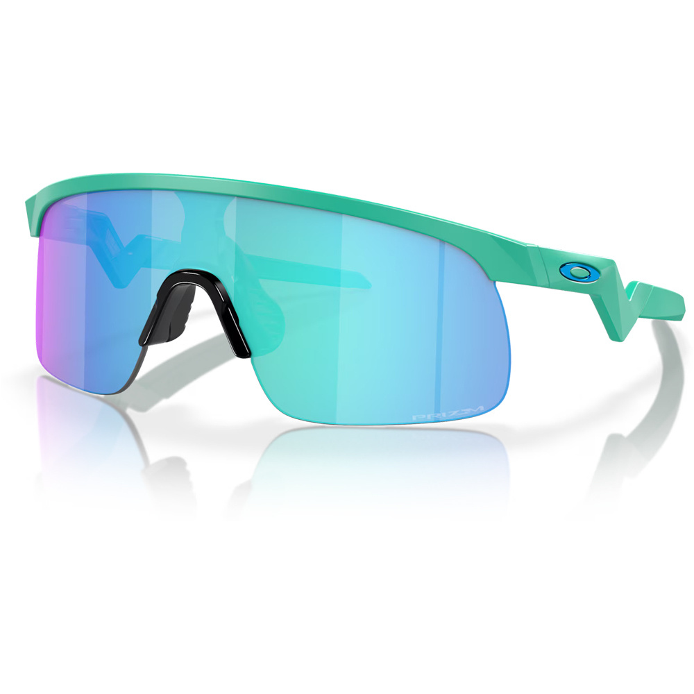 Oakley gafas deportivas infantiles Resistor Matte Celeste W/Prizm Sapphire vista frontal