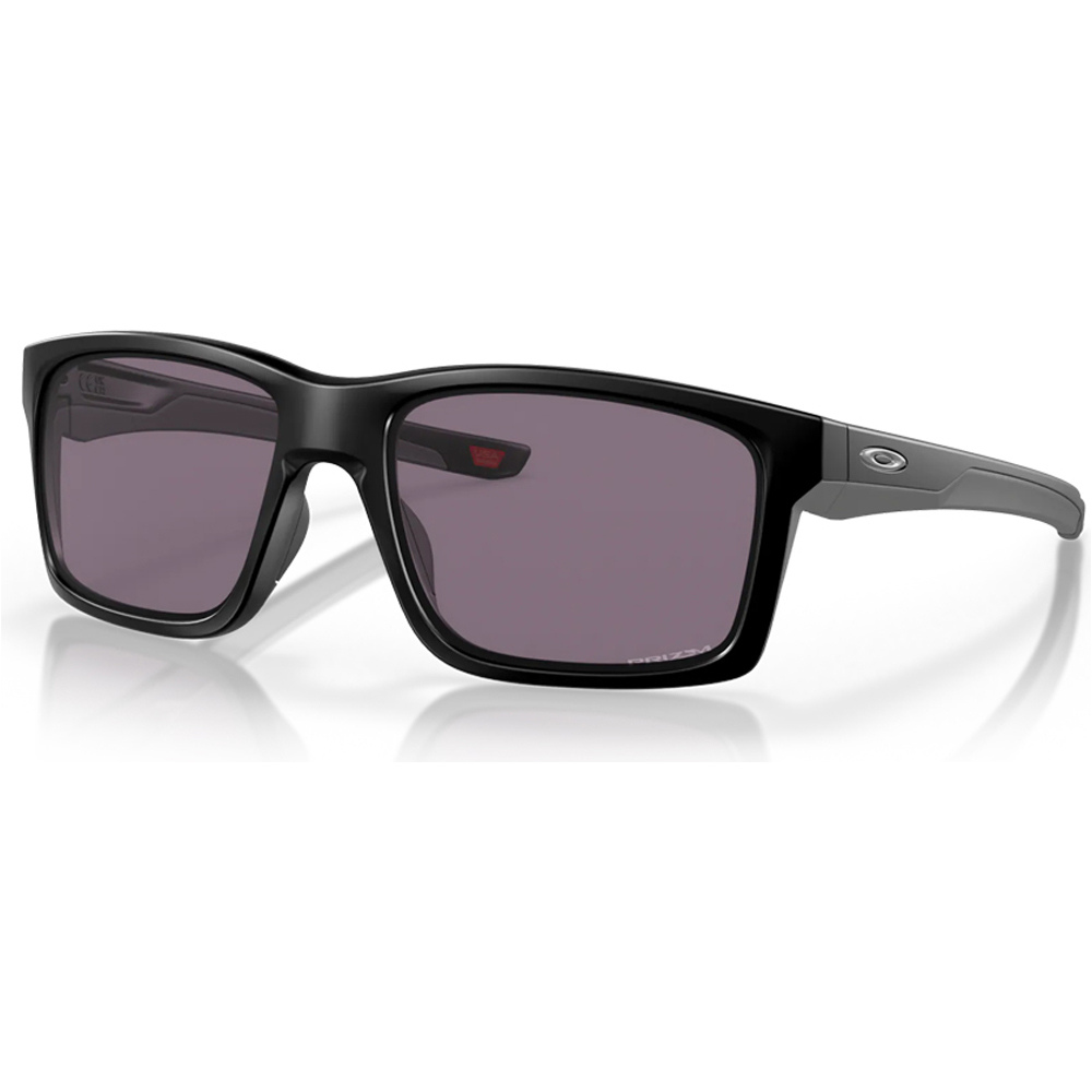 Oakley gafas deportivas Mainlink XL Matte Black w/ PRIZM Grey vista frontal