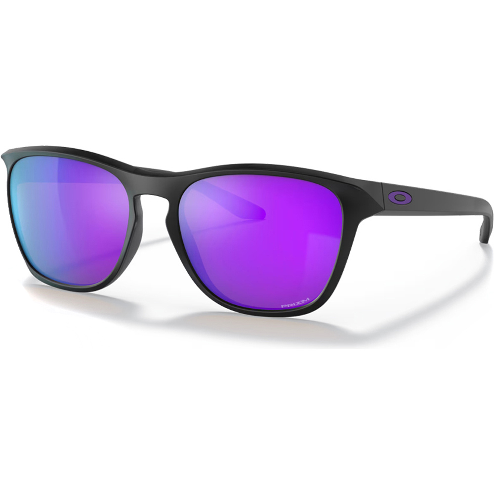 Oakley gafas deportivas Manorburn Matte Black w/ PRIZM Violet vista frontal