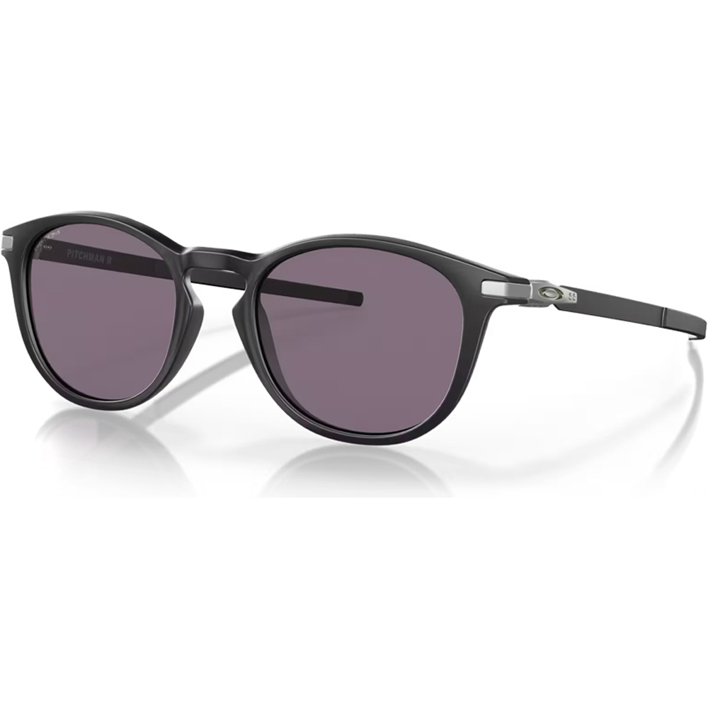 Oakley gafas deportivas Pitchman R Stn Blk w/ PRIZM Grey vista frontal