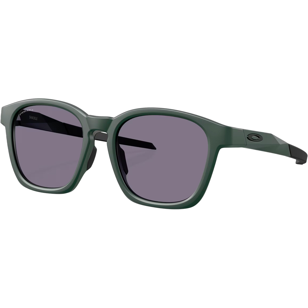 Oakley gafas deportivas SHACKLE Shackle Mt hunter Green/Prizm Grey vista frontal