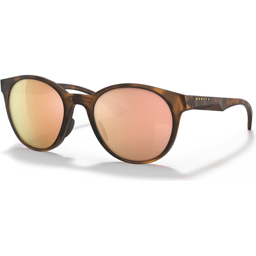 Oakley gafas deportivas Spindrift Mtt Brn Tort w/ Prizm Rse Gld vista frontal
