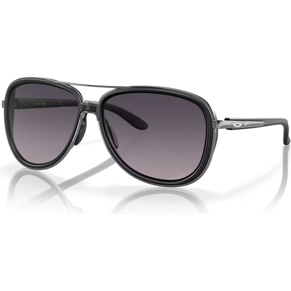 Oakley gafas deportivas Split Time Vlt Black w/ PRIZM Grey Grad vista frontal