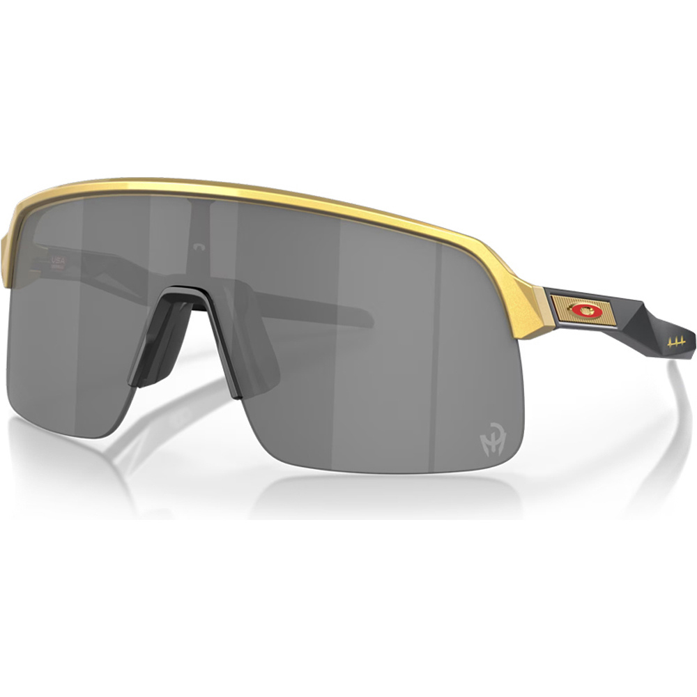 Oakley gafas deportivas Sutro Lite PM Gold w/ Prizm Black vista frontal