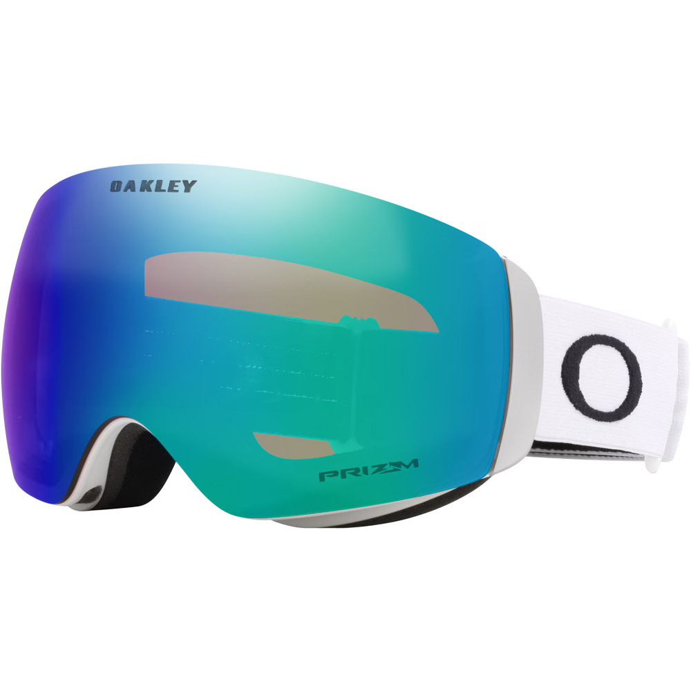 Oakley gafas ventisca Flight Deck M Matte White w Prizm Argon vista frontal