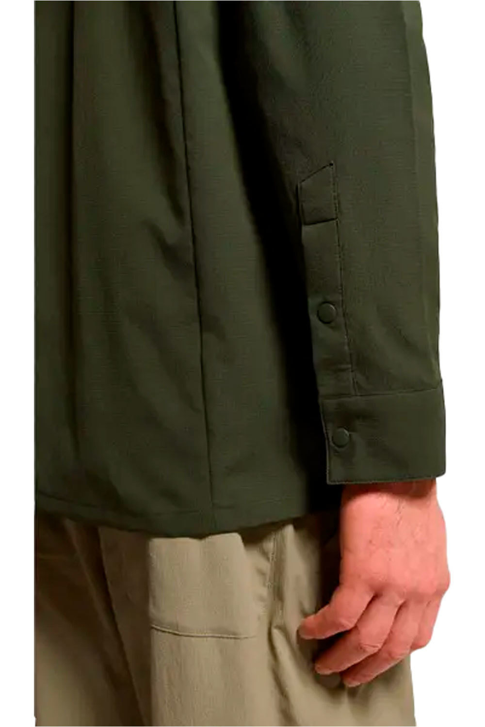 Odlo camisa montaña manga larga hombre Shirt l/s ESSENTIAL vista detalle