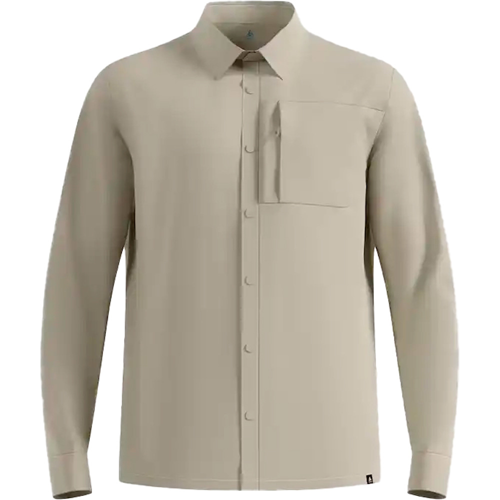 Odlo camisa montaña manga larga hombre Shirt l/s ESSENTIAL vista detalle
