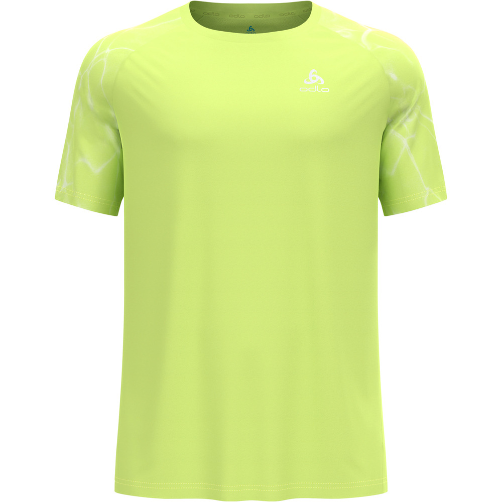 Odlo camiseta montaña manga corta hombre ESSENTIAL PRINT vista detalle