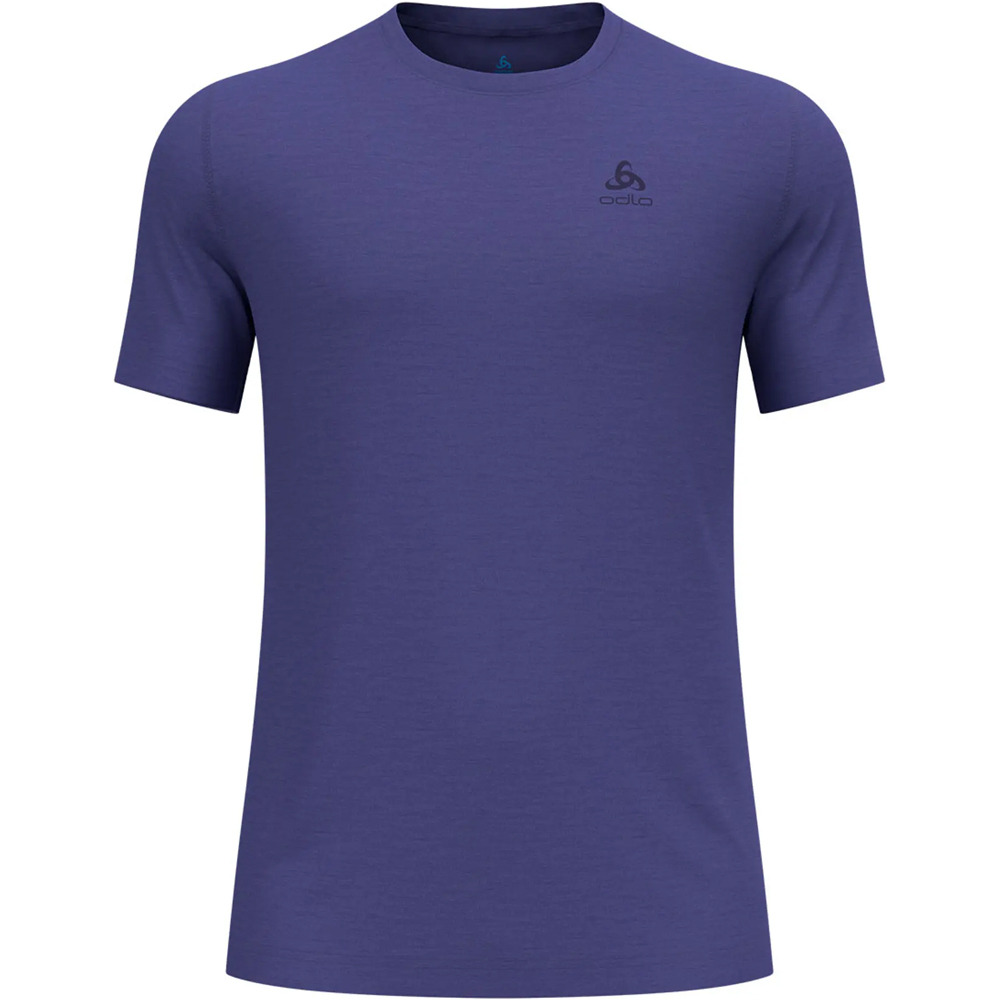 Odlo camiseta montaña manga corta hombre MERINO 160 vista frontal