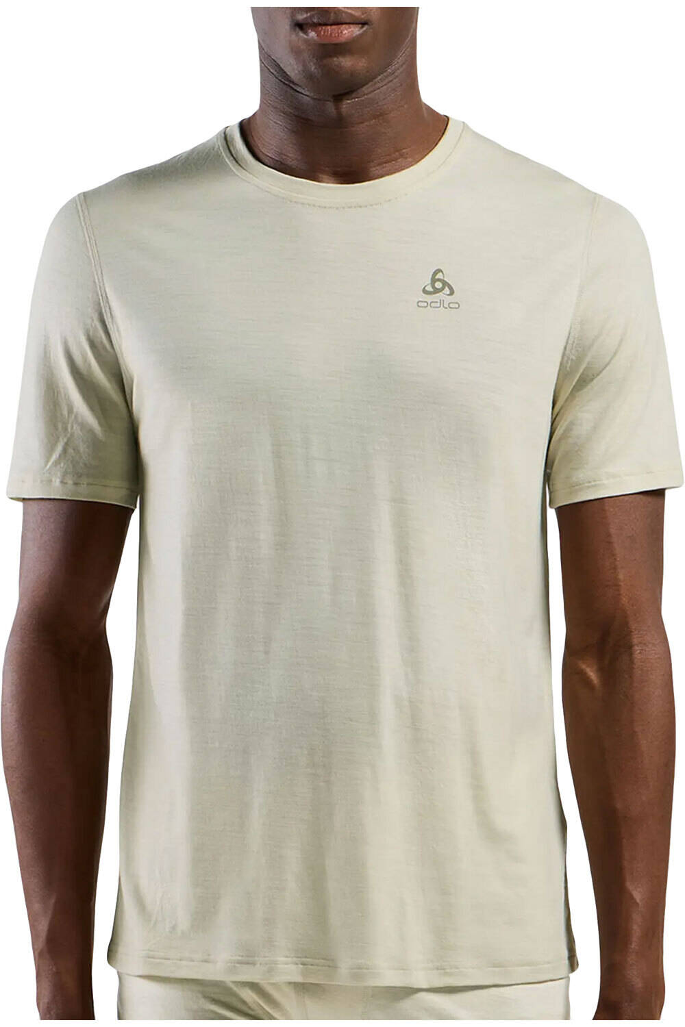Odlo camiseta montaña manga corta hombre MERINO 160 vista frontal