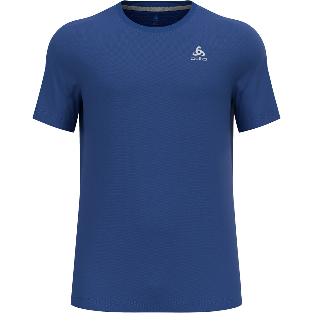 Odlo camiseta montaña manga corta hombre T-shirt crew neck s/s F-DRY vista detalle