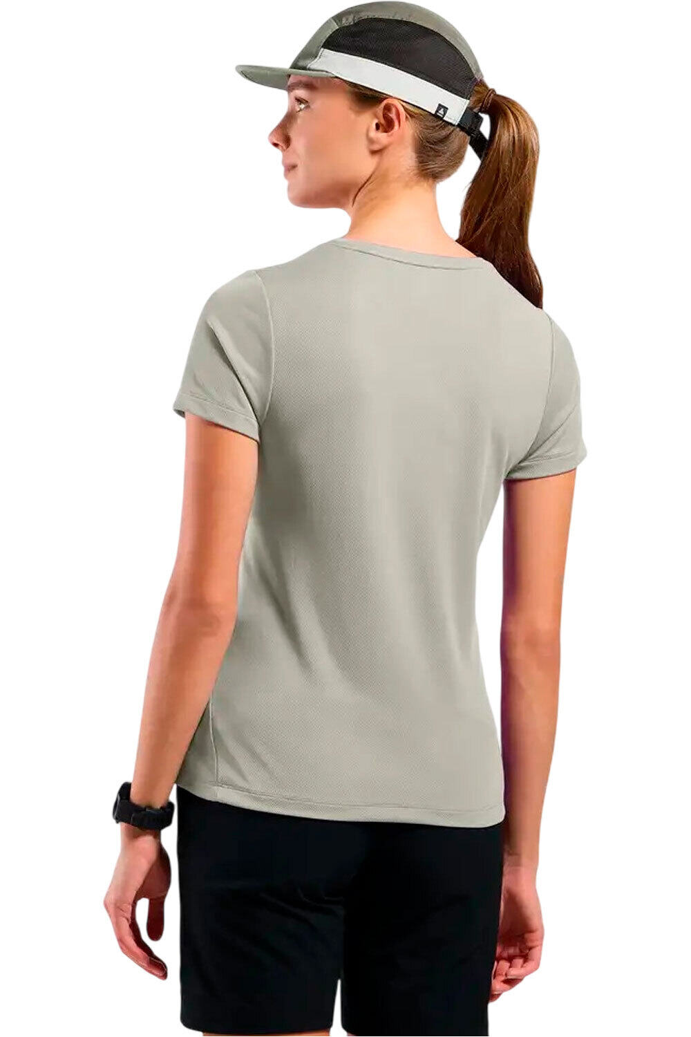 Odlo camiseta montaña manga corta mujer F-DRY vista trasera