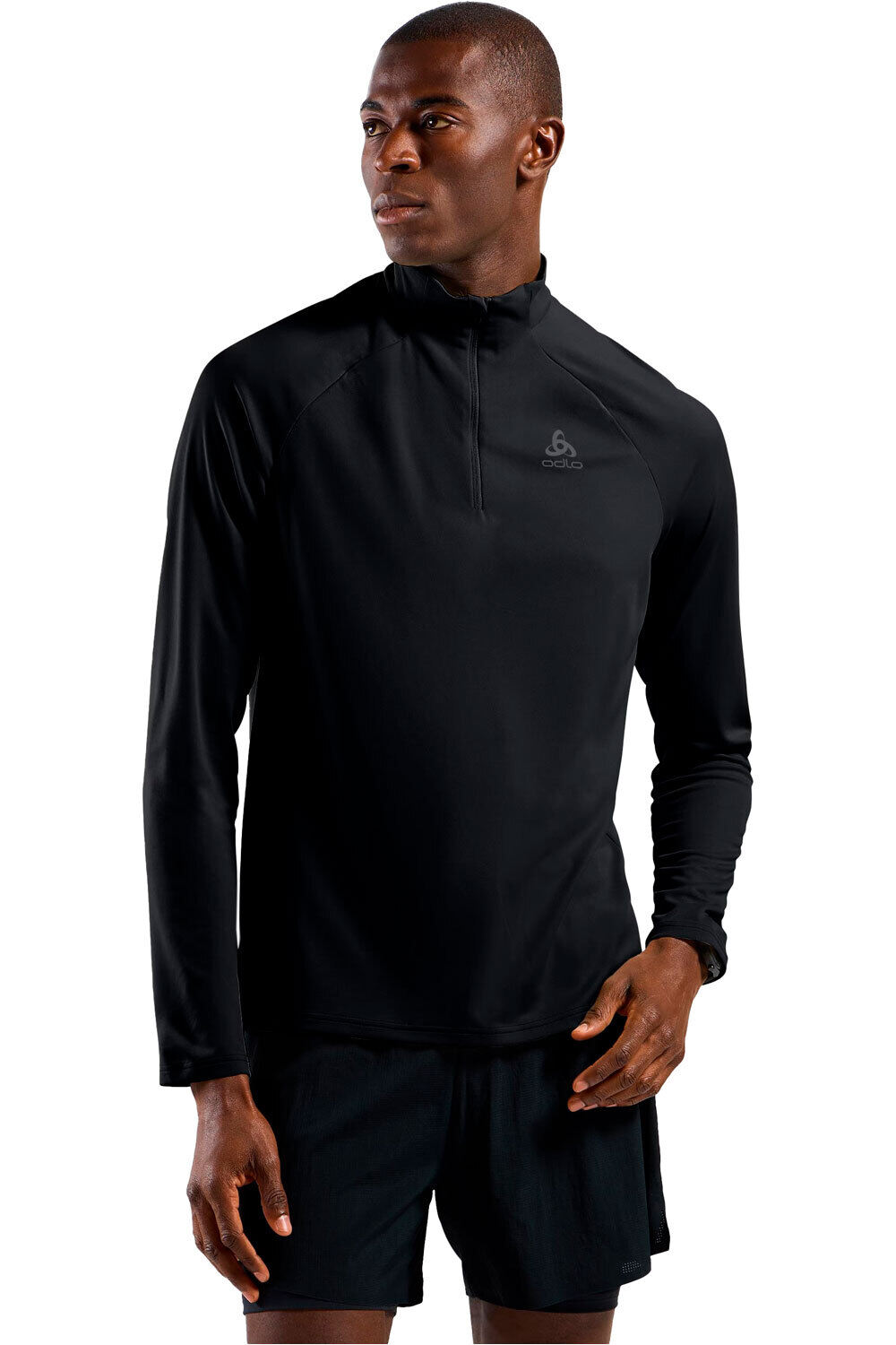 Odlo camiseta técnica manga larga hombre ESSENTIAL 1/2 ZIP vista frontal
