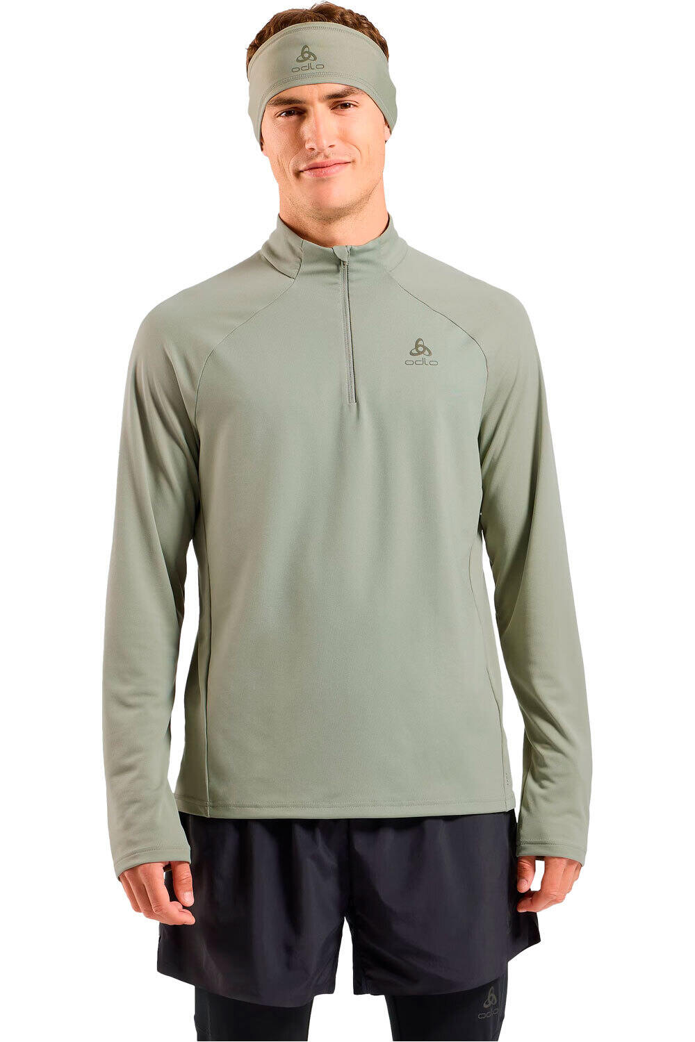 Odlo camiseta técnica manga larga hombre ESSENTIAL CERAMIWARM vista frontal