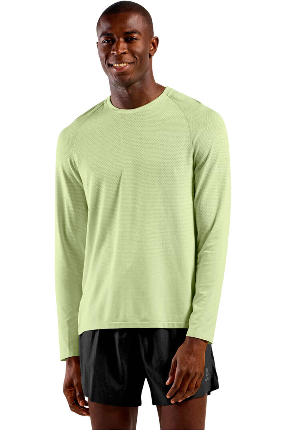 Odlo camiseta térmica manga larga hombre ESSENTIAL SEAMLESS vista frontal