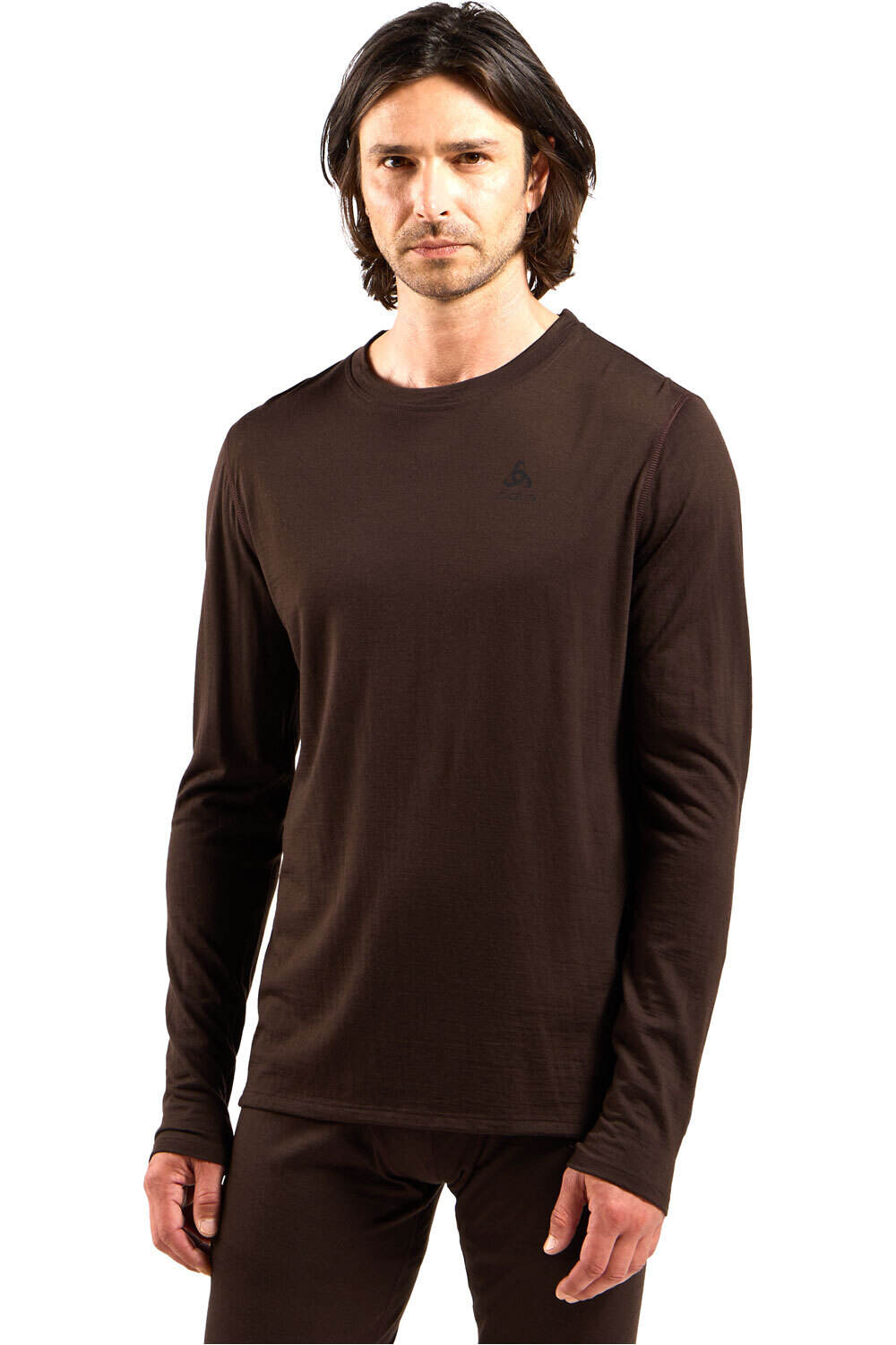 Odlo camiseta térmica manga larga hombre MERINO 160 vista frontal