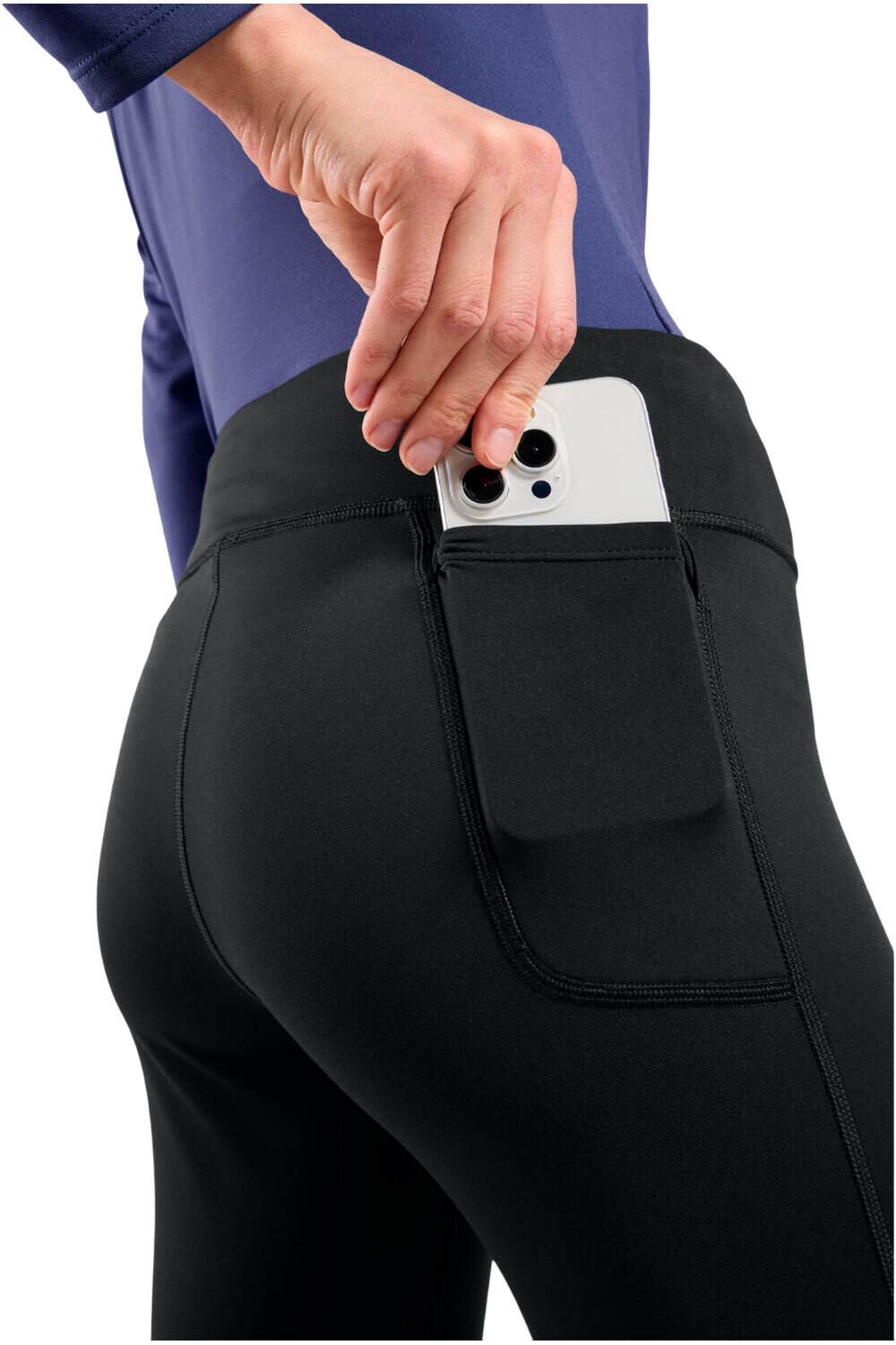 Odlo camiseta térmica manga larga mujer ESSENTIAL WARM vista detalle