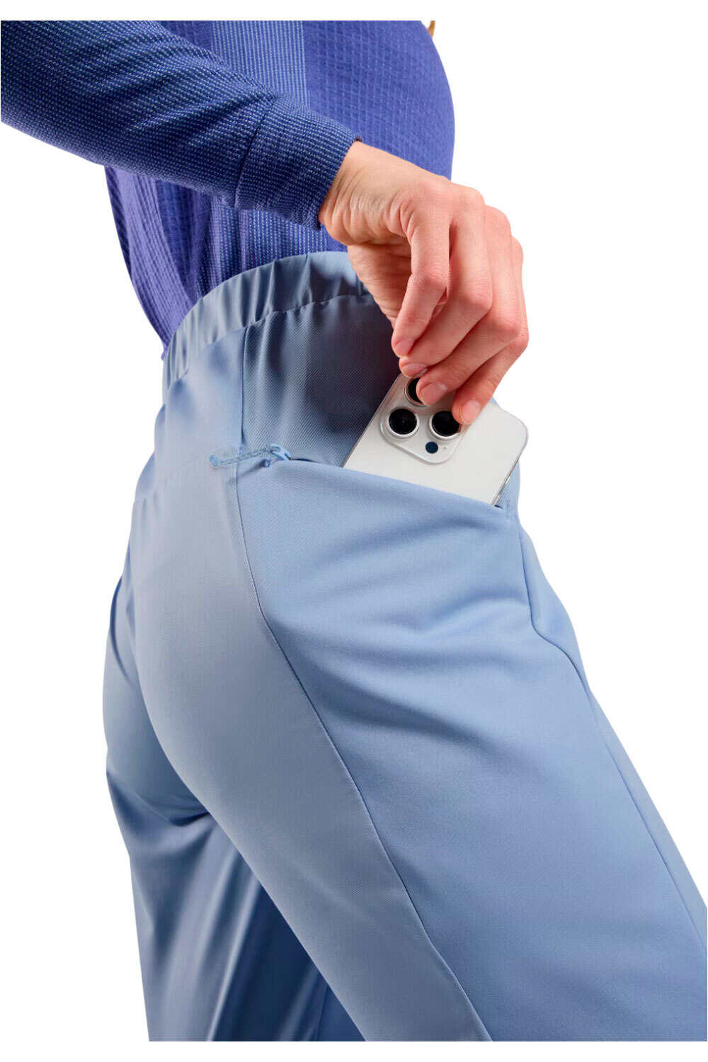 Odlo camiseta térmica manga larga mujer ESSENTIAL WARM vista detalle