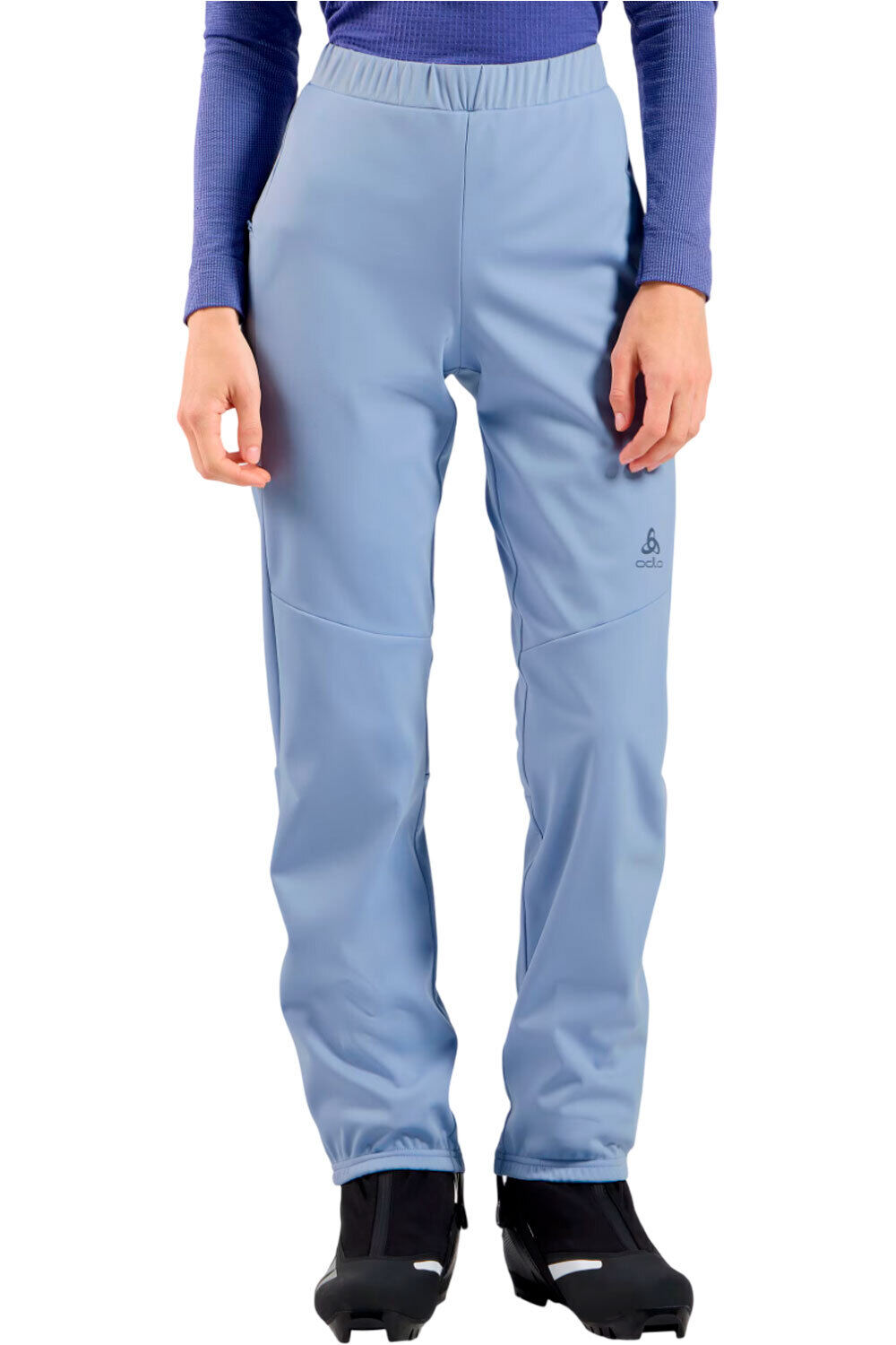 Odlo camiseta térmica manga larga mujer ESSENTIAL WARM vista frontal