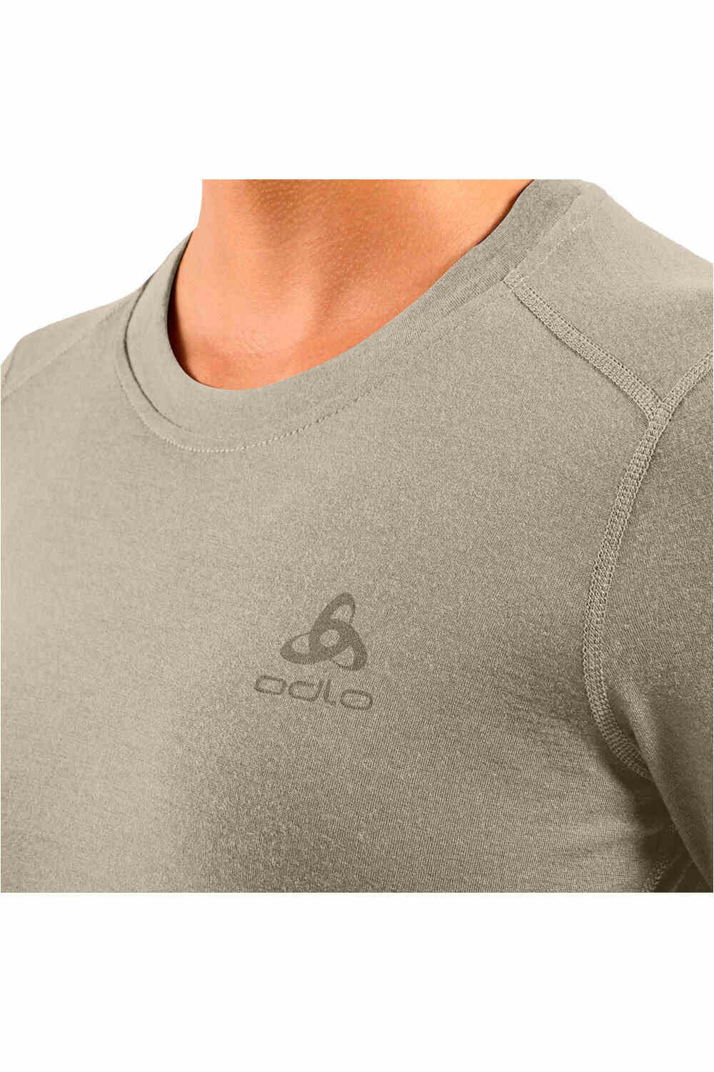 Odlo camiseta térmica manga larga mujer MERINO 160 vista detalle