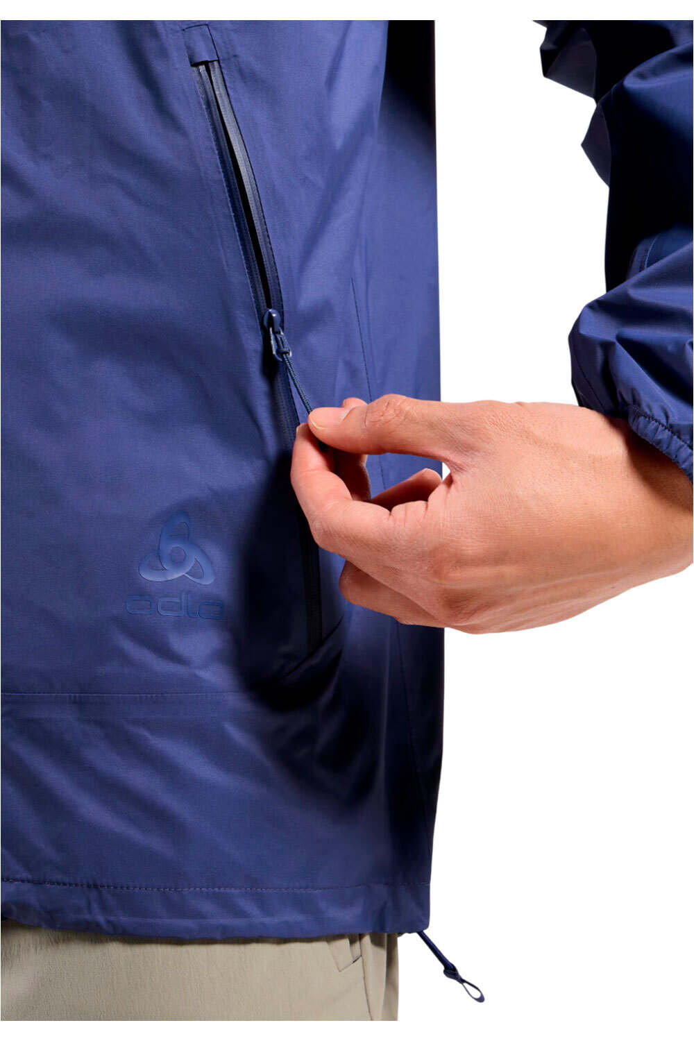 Odlo chaqueta impermeable hombre ESSENTIAL 2.5L WATERPROOF vista detalle