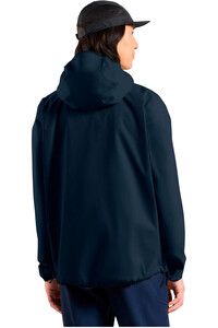 Odlo chaqueta impermeable hombre Jacket hardshell ESSENTIAL 2.5L WATERPROOF vista trasera