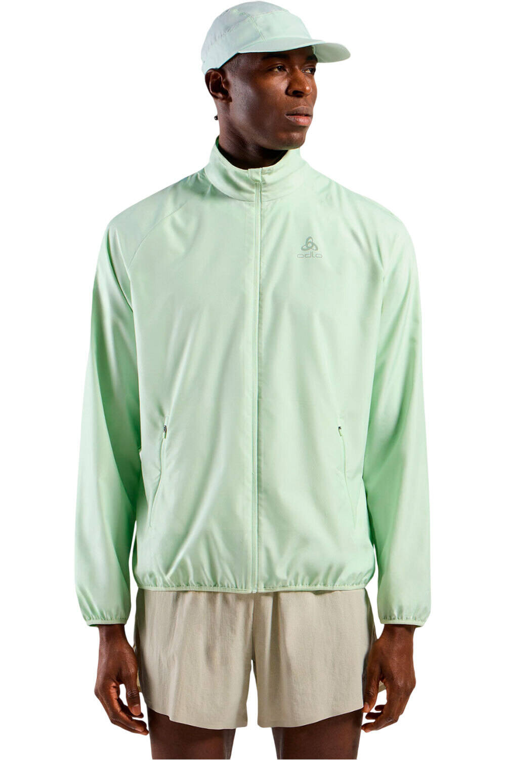 Odlo CHAQUETA RUNNING HOMBRE ESSENTIAL LIGHT vista frontal
