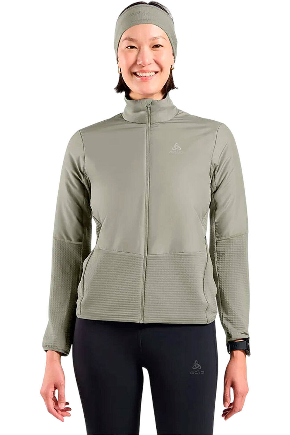 Odlo Chaqueta Running Mujer ESSENTIAL INSULATOR HYBRID vista frontal