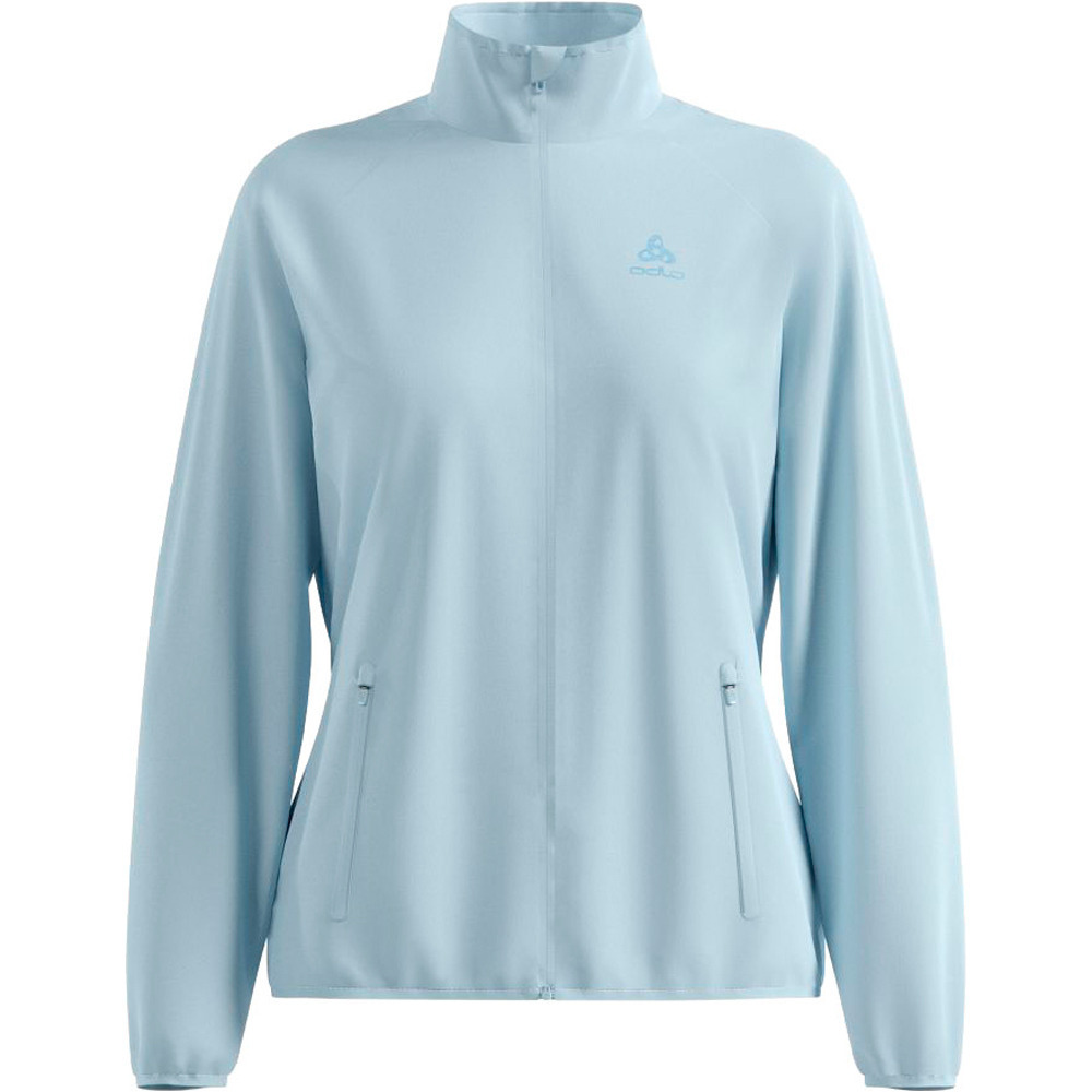 Odlo CHAQUETA RUNNING MUJER Jacket ESSENTIAL LIGHT vista frontal