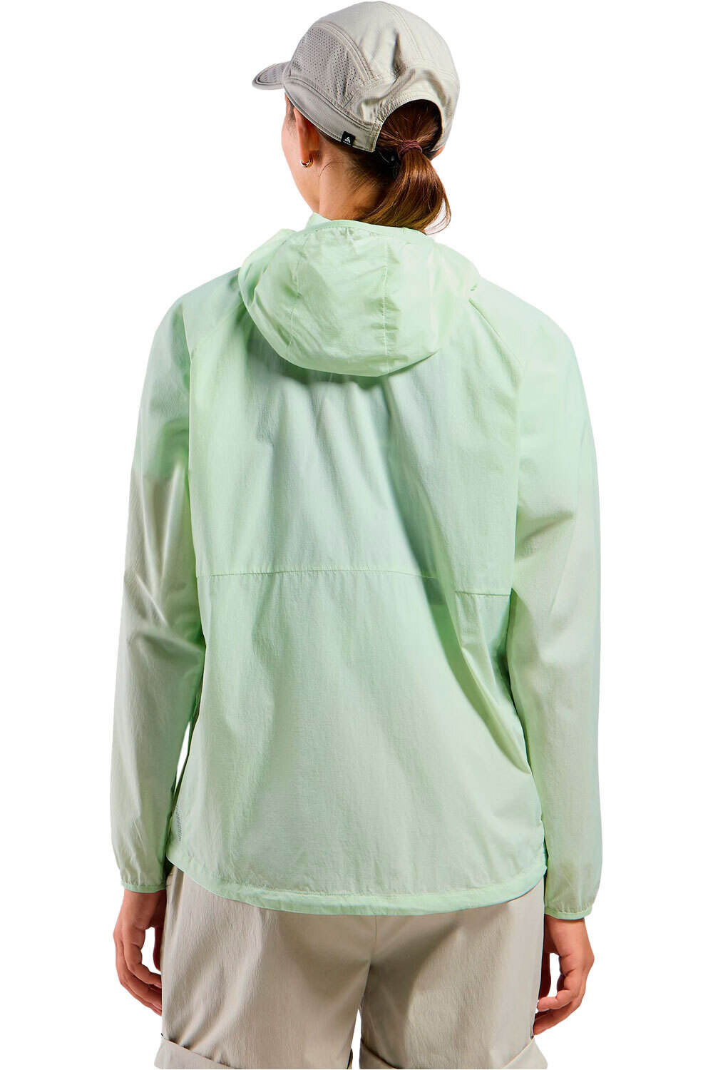 Odlo chaqueta softshell mujer ESSENTIAL WINDBREAKER vista trasera