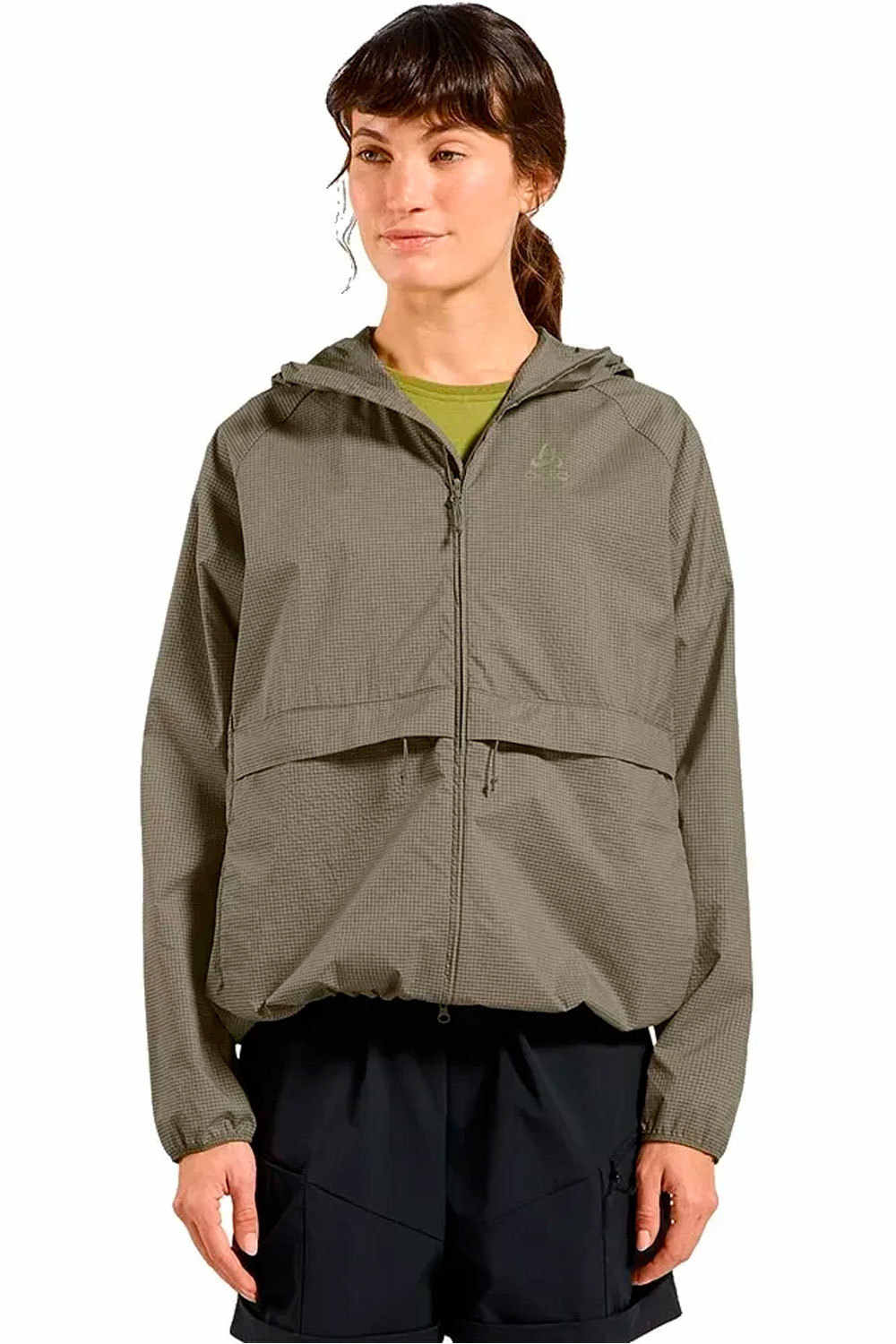 Odlo chaqueta softshell mujer Jacket ESSENTIAL WINDBREAKER vista frontal