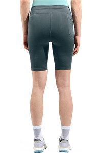 Odlo malla corta running mujer Tights short ESSENTIAL vista trasera