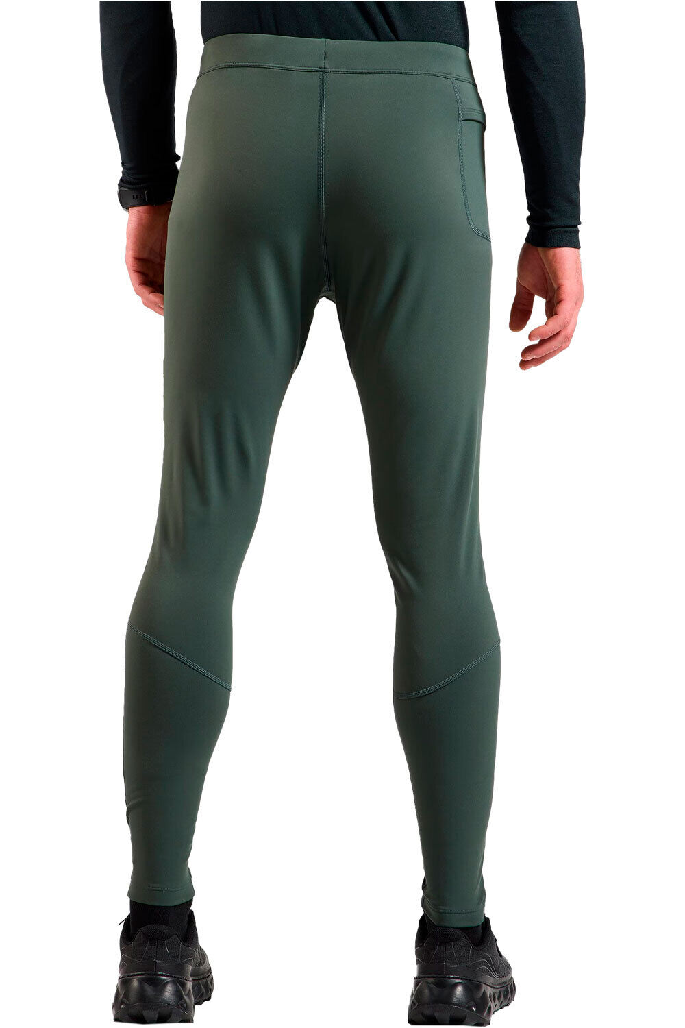Odlo malla larga running hombre ESSENTIAL WARM vista trasera