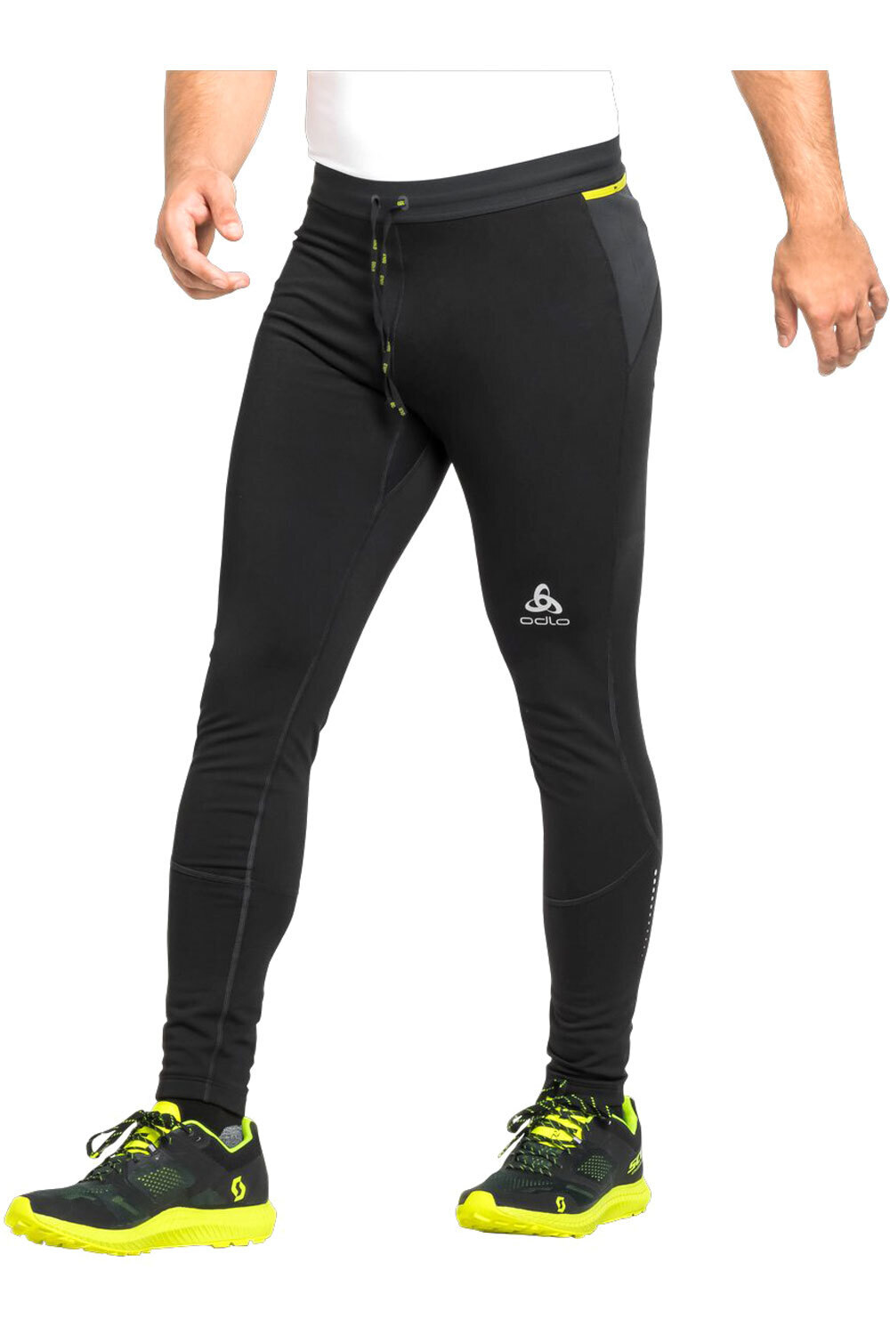 Odlo malla larga running hombre Tights AXALP WINTER vista frontal