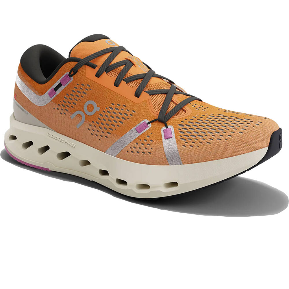 On zapatilla running mujer Cloudsurfer 2 lateral interior