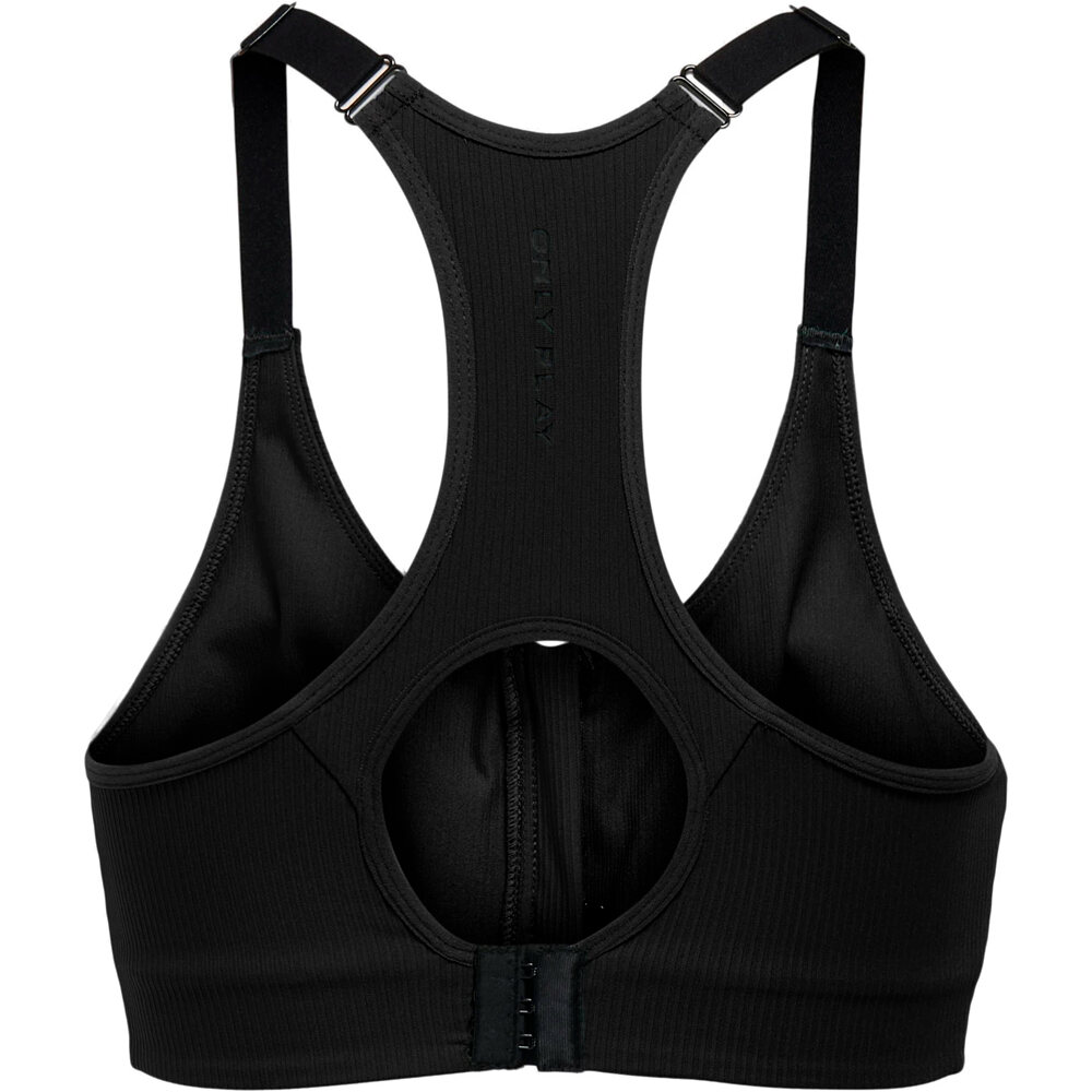 Only sujetadores deportivos ONPJANA-3 ZIP SPORTS BRA NOOS vista trasera